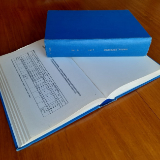 PhD research completed by Margaret Norris