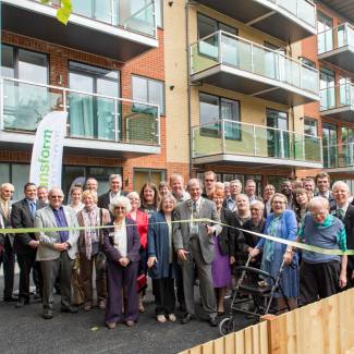 Opening  of Pear Tree Manor in Wallington comprising 16 new flats